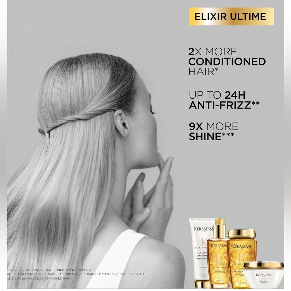 Kérastase Elixir Ultime Package (Shampoo & Rincer) - Picture 4 of 9